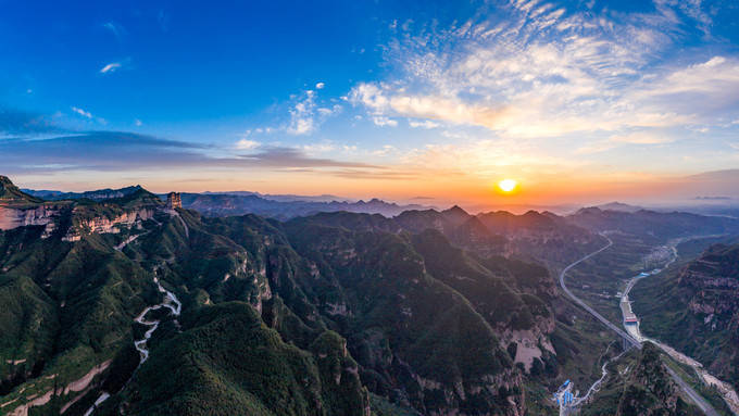 邢台周公山景区图片图片