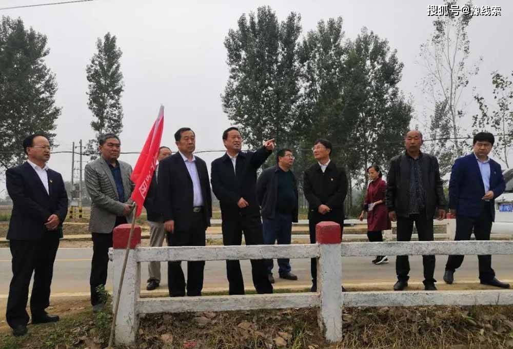 南阳市卧龙区委书记高贤信调研水系连通项目