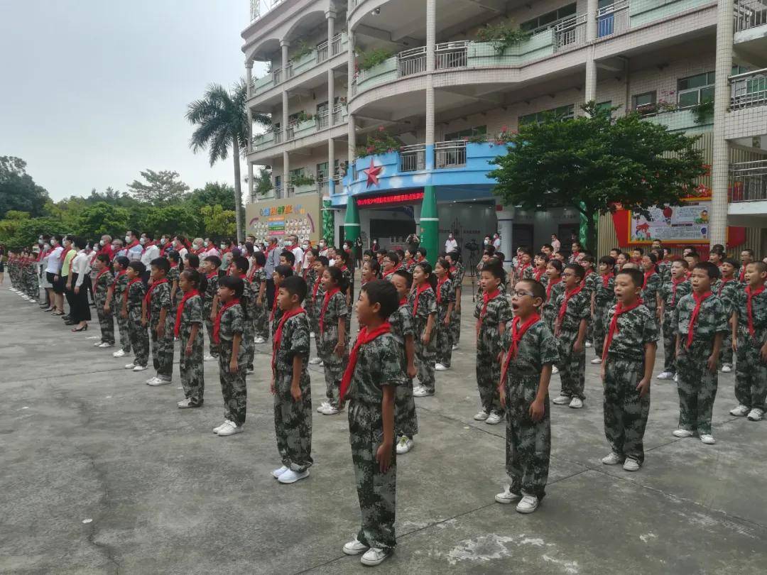 佛山青少年国防教育进校园示范点在顺德勒流上江小学挂牌