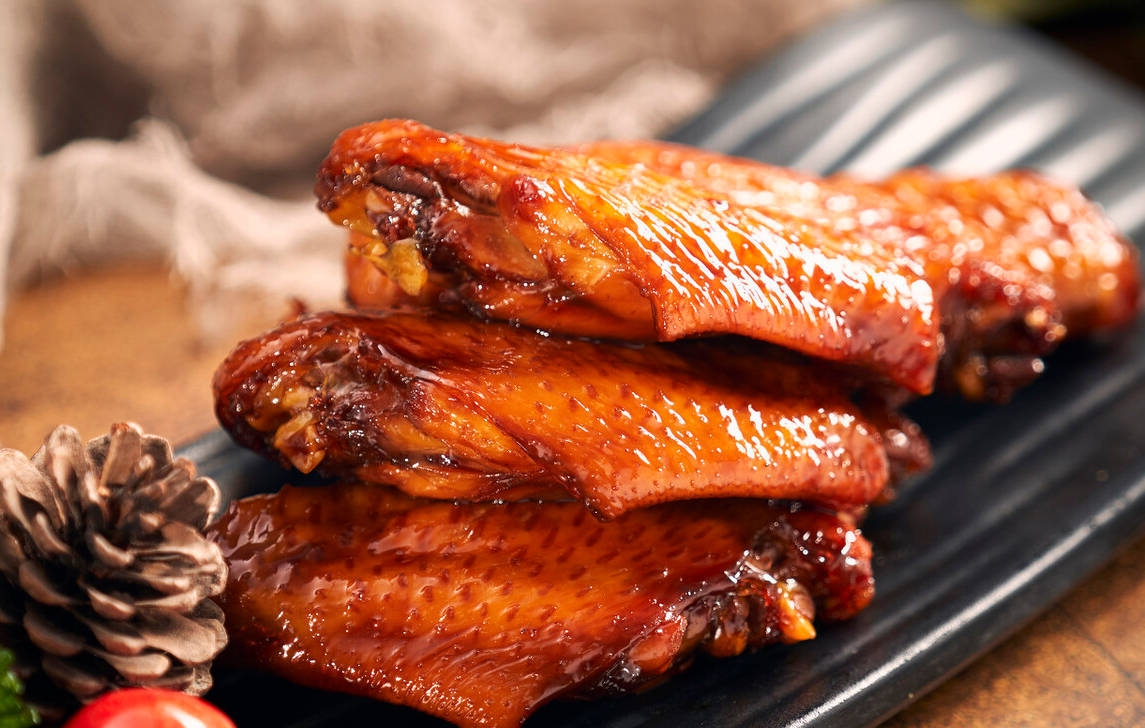 蜜汁鸡翅,美食一盘不够抢,好吃到舔手指的家常菜,胶原蛋白满满_手机