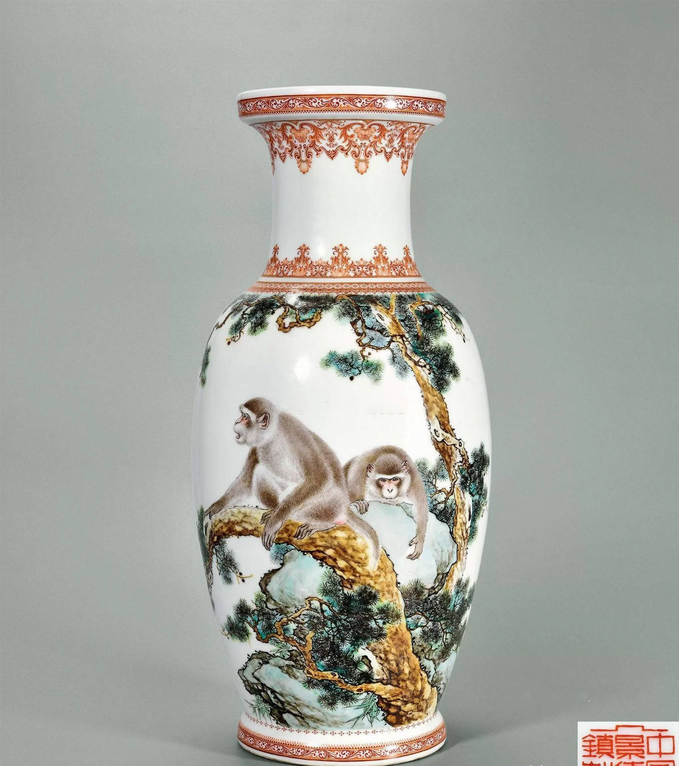 世人只知毕渊明画虎厉害毕渊明瓷板画老虎价格其实他画的禽鸟更是一绝