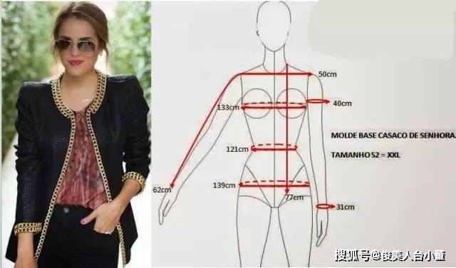 外套|俊美人台小董/国外大牌服装纸样及裁剪图整理推荐