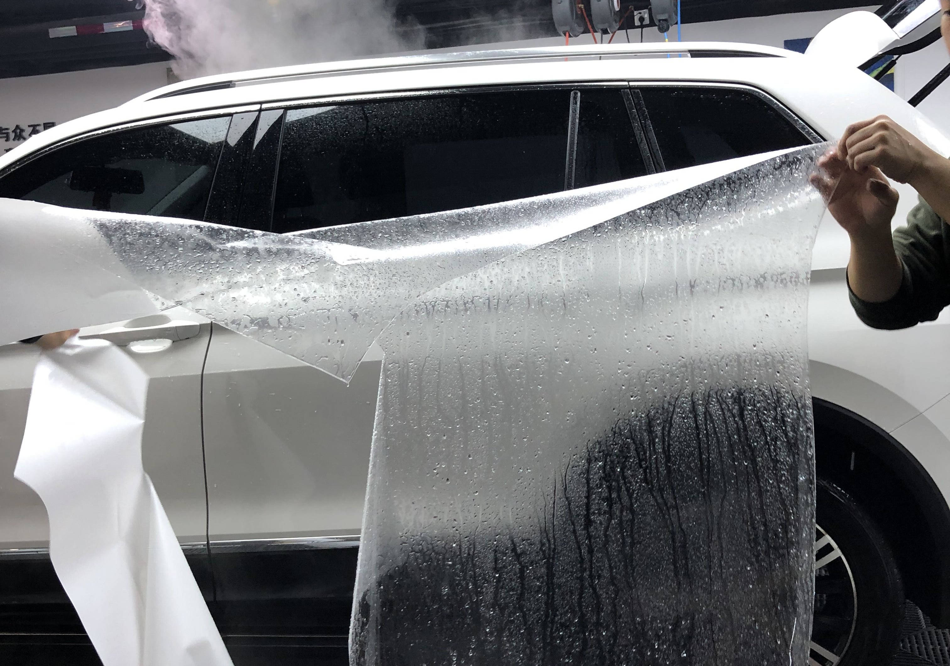 全车贴隐形车衣成都途观实拍