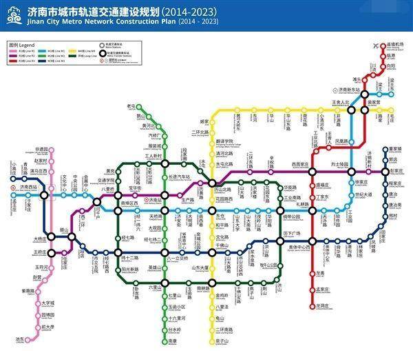 济南地铁四号线线路图图片