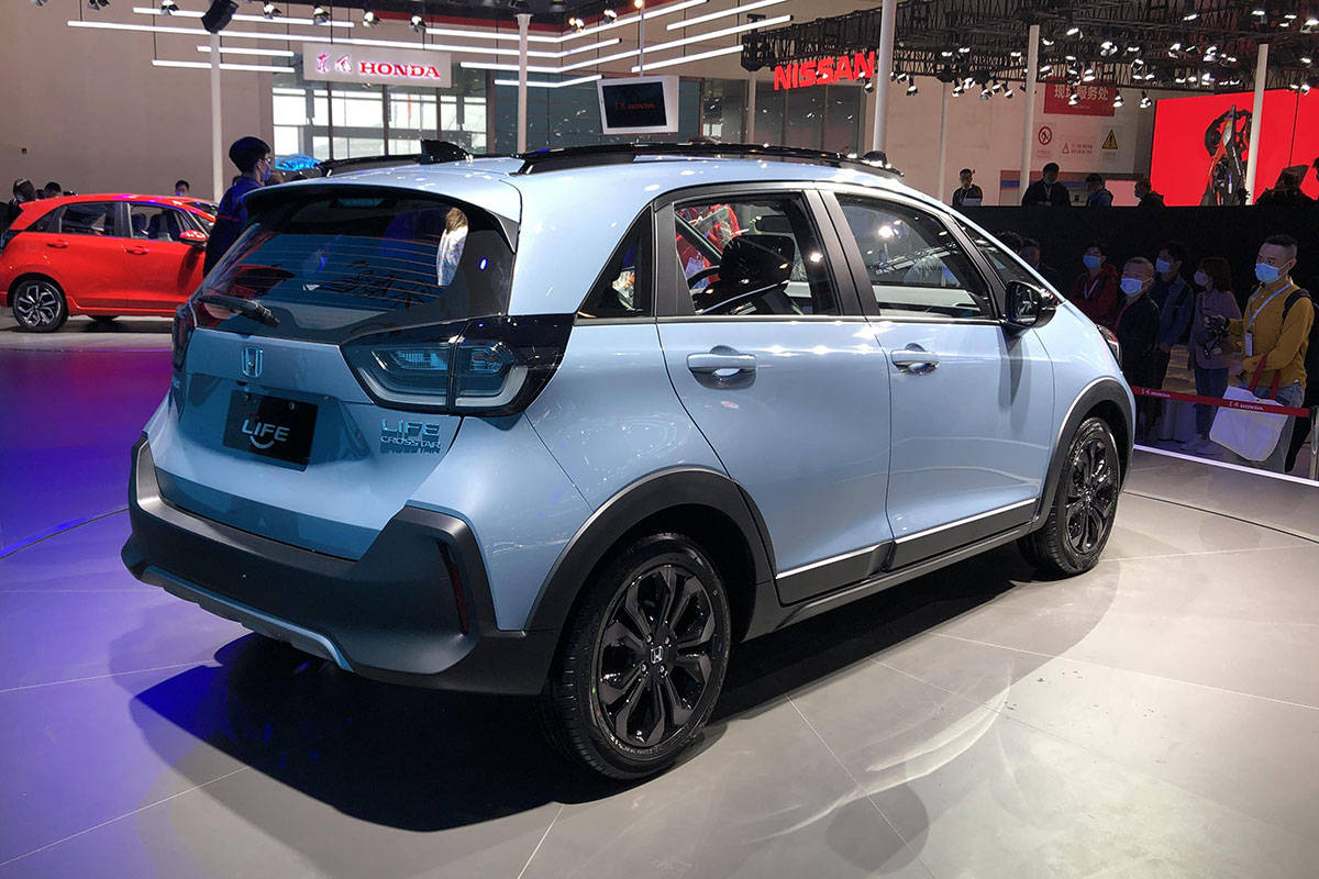 飞度姊妹车年底正式上市东风本田life武汉车展亮相