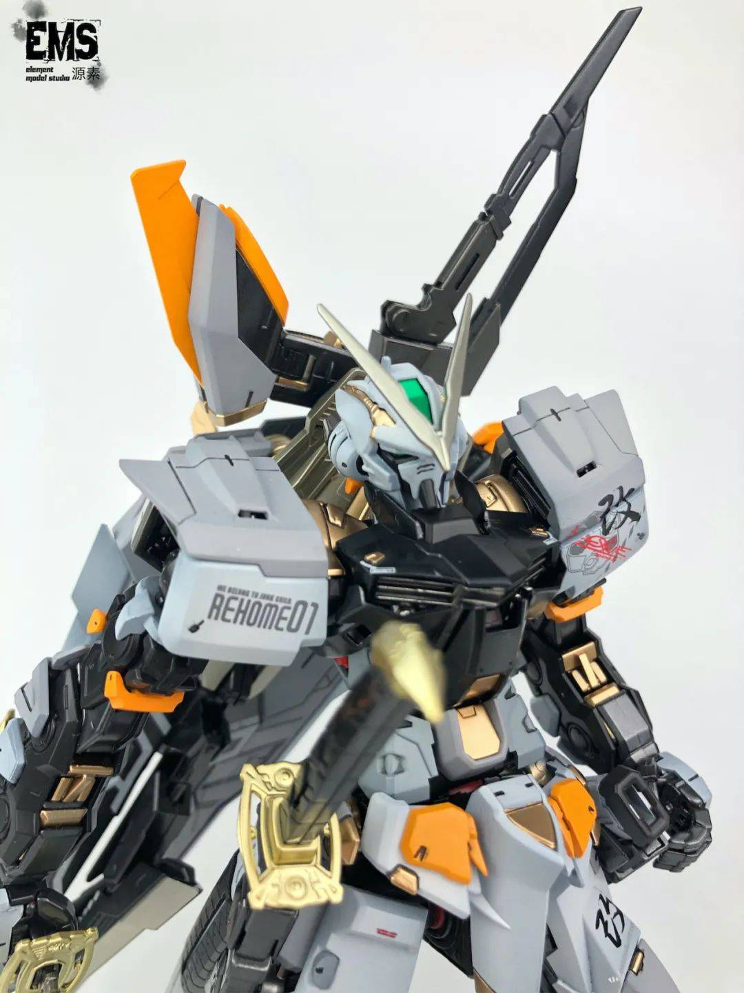 原创mg红异端改色喷涂范例