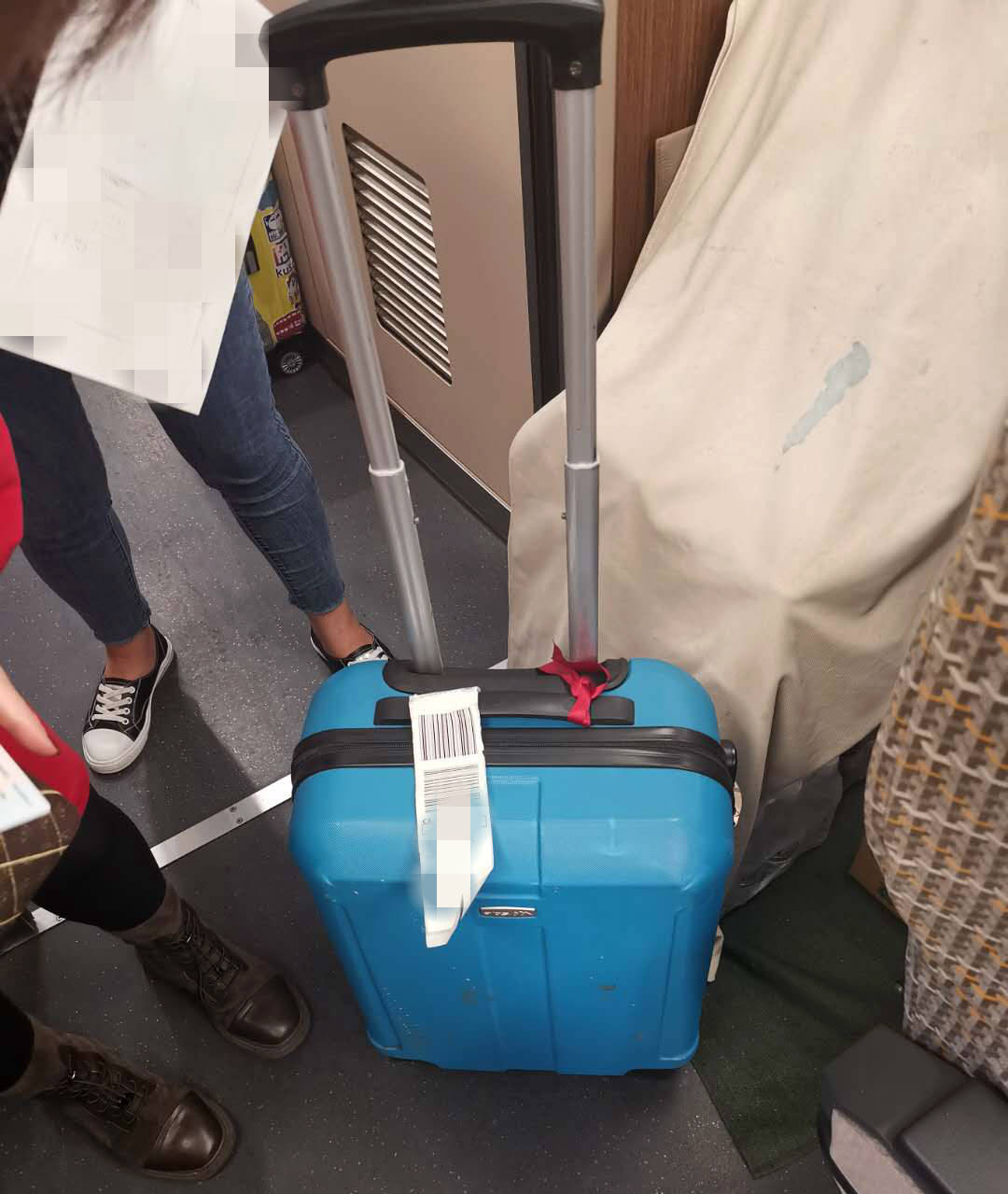 10月1日当天,邓女士和朋友从沧州西站乘坐g113次旅客列车准备前往上海