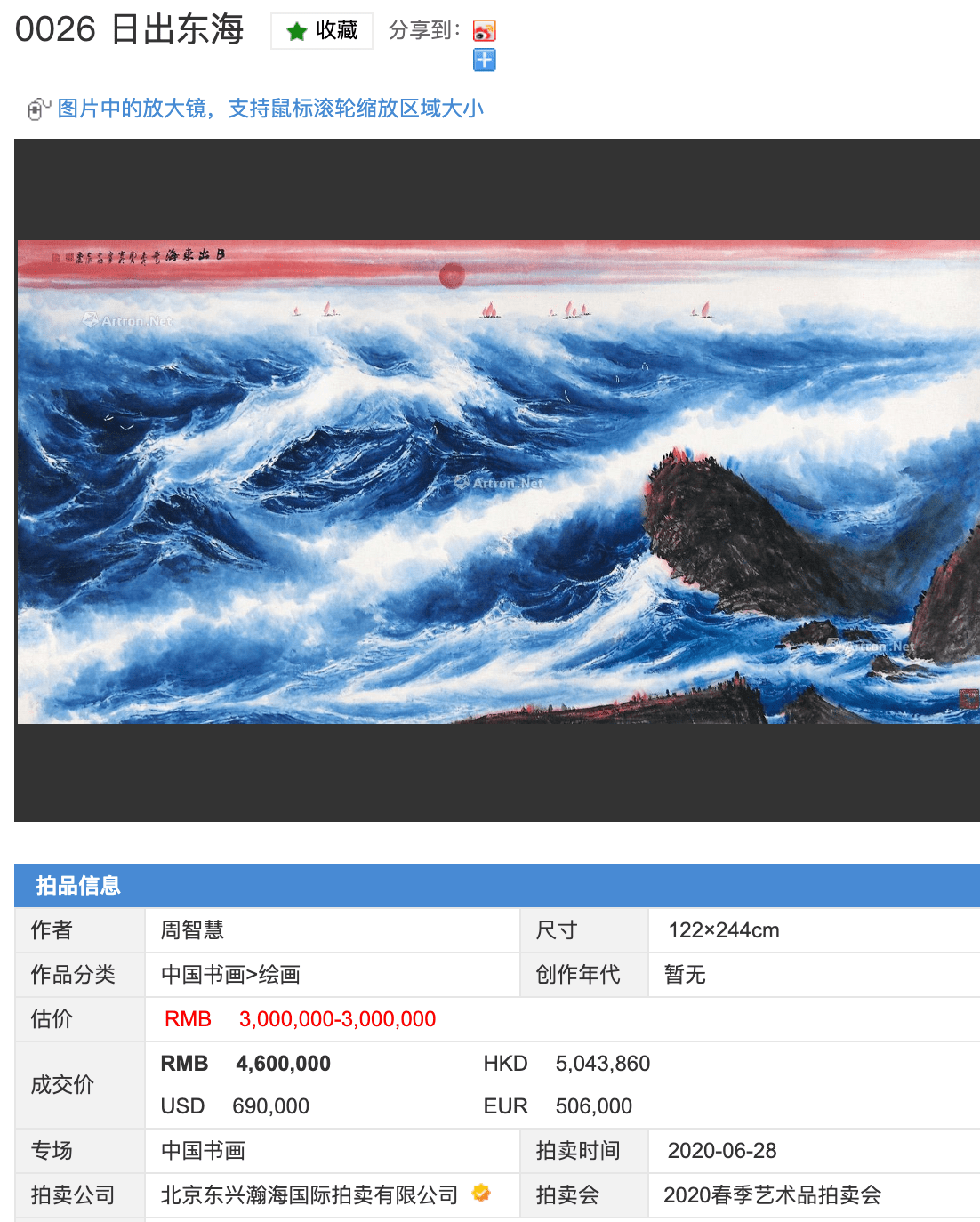 京海墨韵名家周智慧——2020年拍卖绘画作品集合欣赏