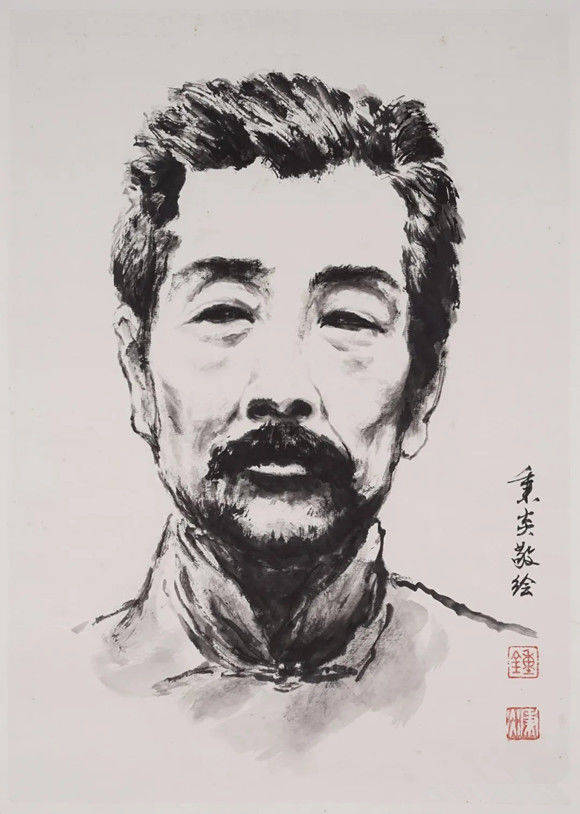 《鲁迅先生》《白居易诗意》《相约山林听松风》《卖柴的彝家女》