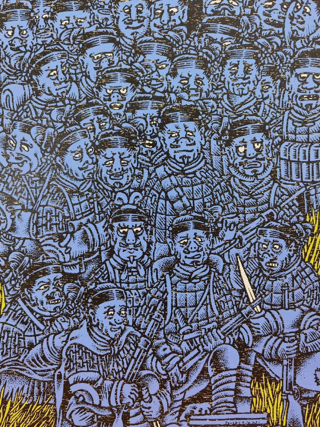 艺术家曹征中西结合的绘画艺术