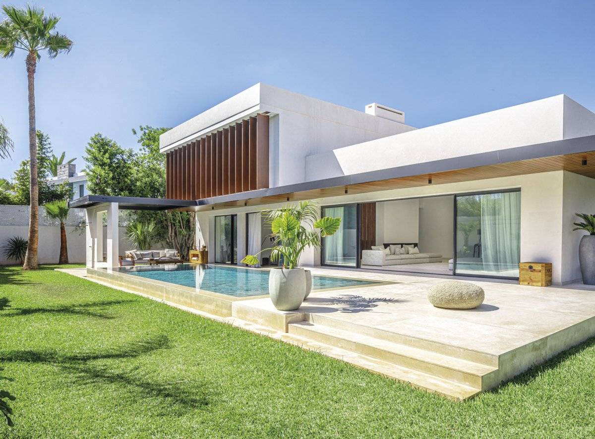 卡萨布兰卡私人别墅设计结合现代主义和功能主义的家