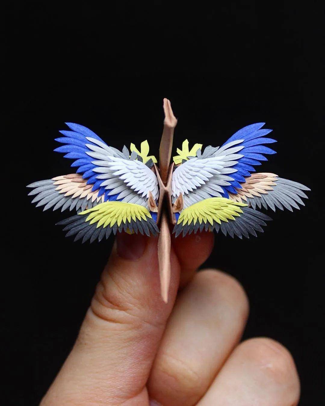 千纸鹤翅膀装饰图片