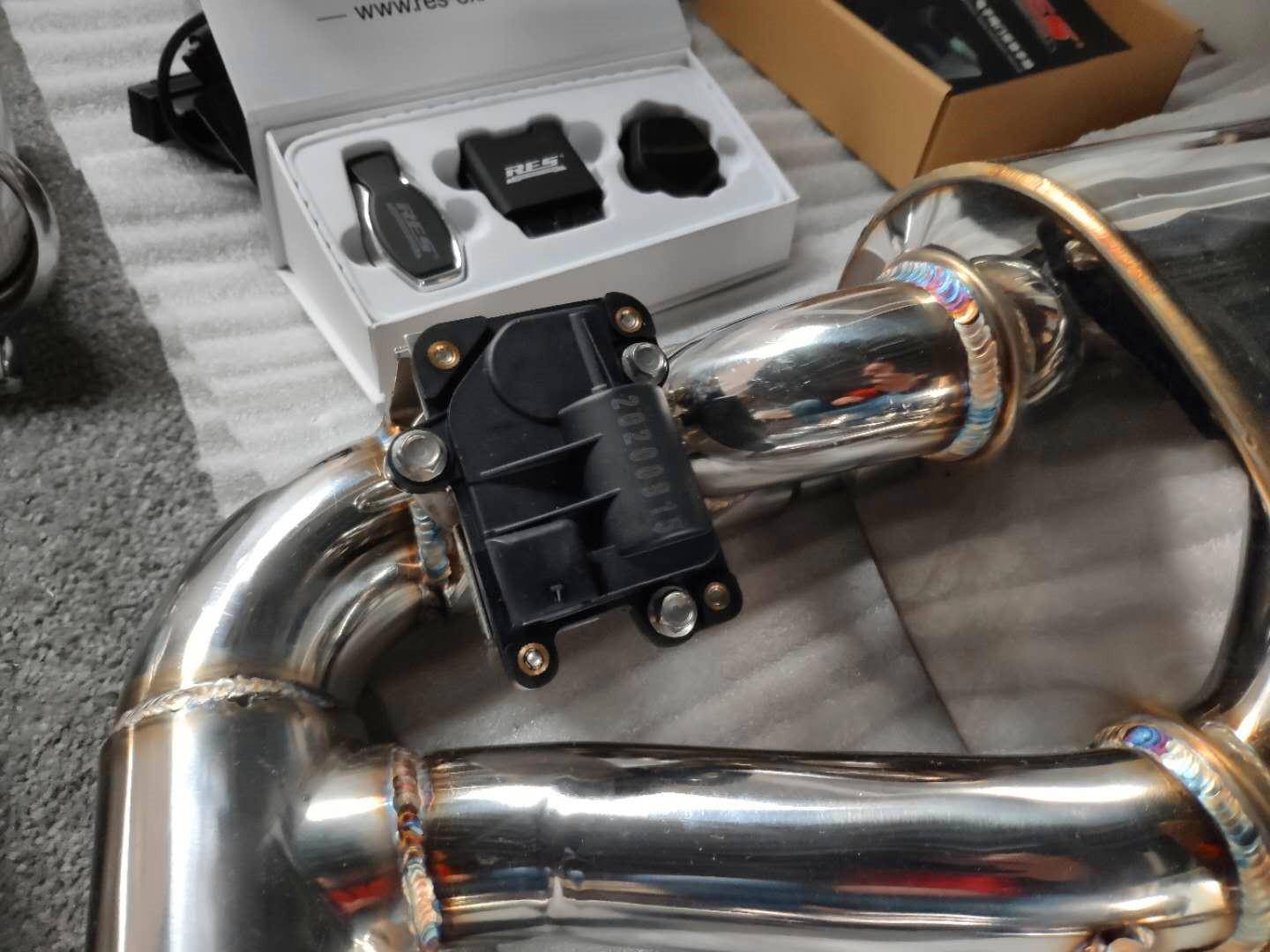 青岛宝马325曜夜版升级res排气电子阀门排气声浪动力升级