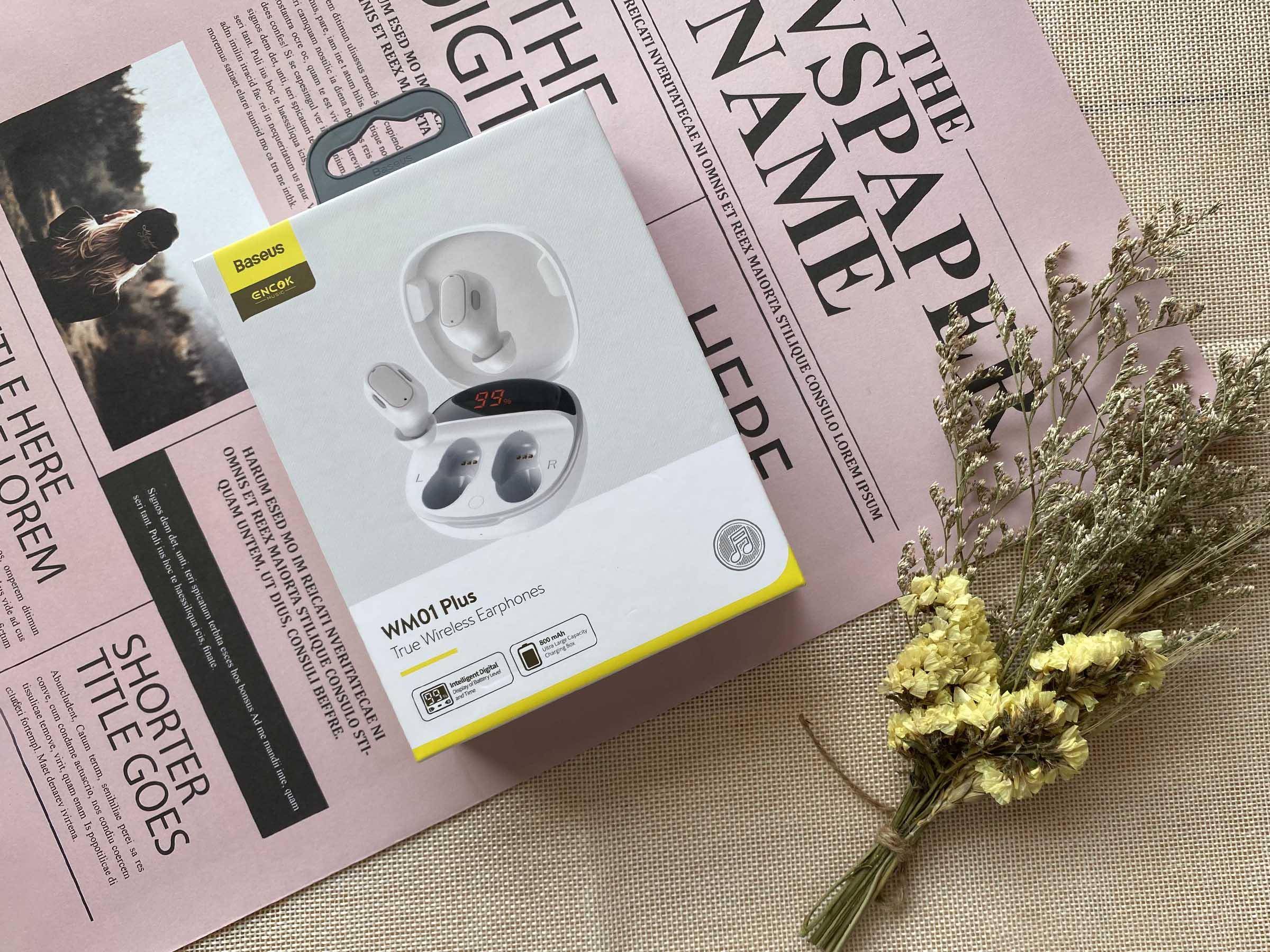 550h续航百元级tws耳机倍思wm01plus开箱