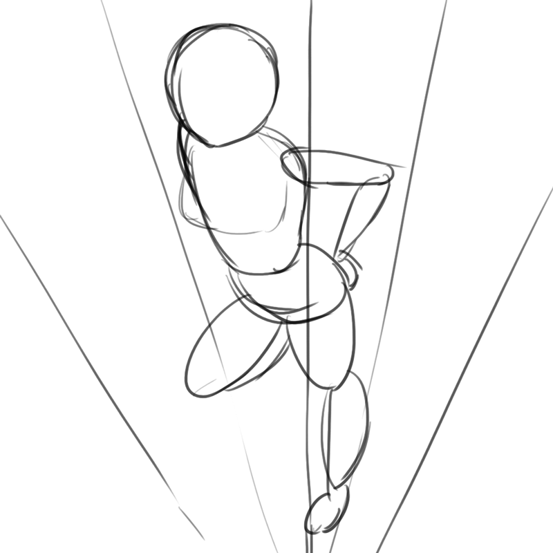 原创绘画初学者如何绘制人物鸟瞰图超详细的鸟瞰图绘制教程