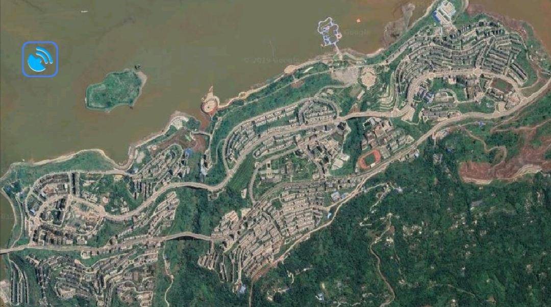 卫星图看昭通各县,市区很平,盐津最危险