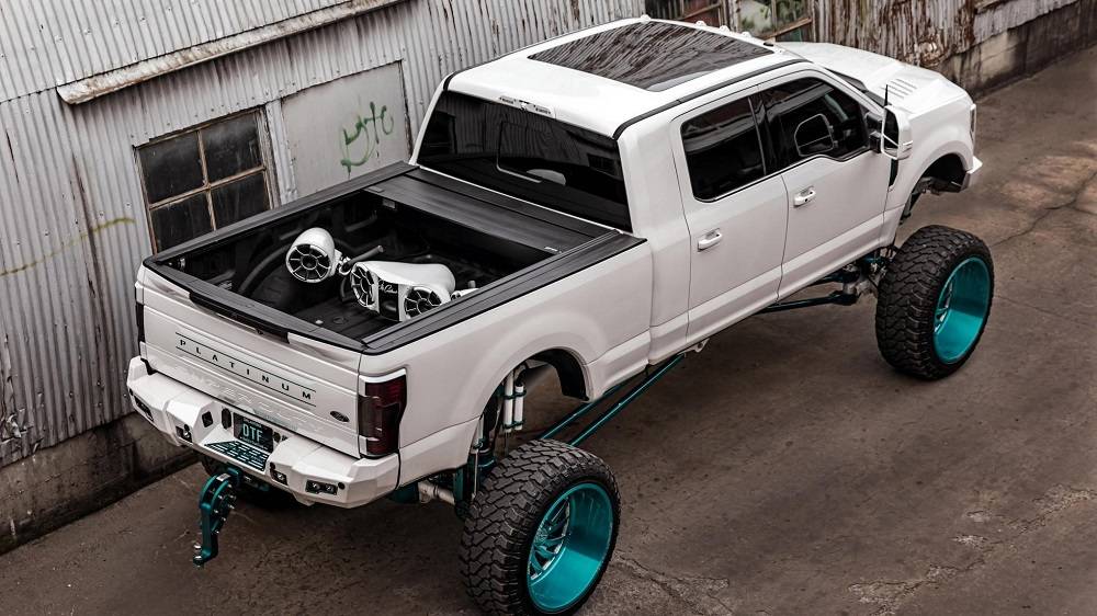 全新福特superdutyf250platinum皮卡玩的就是大胆