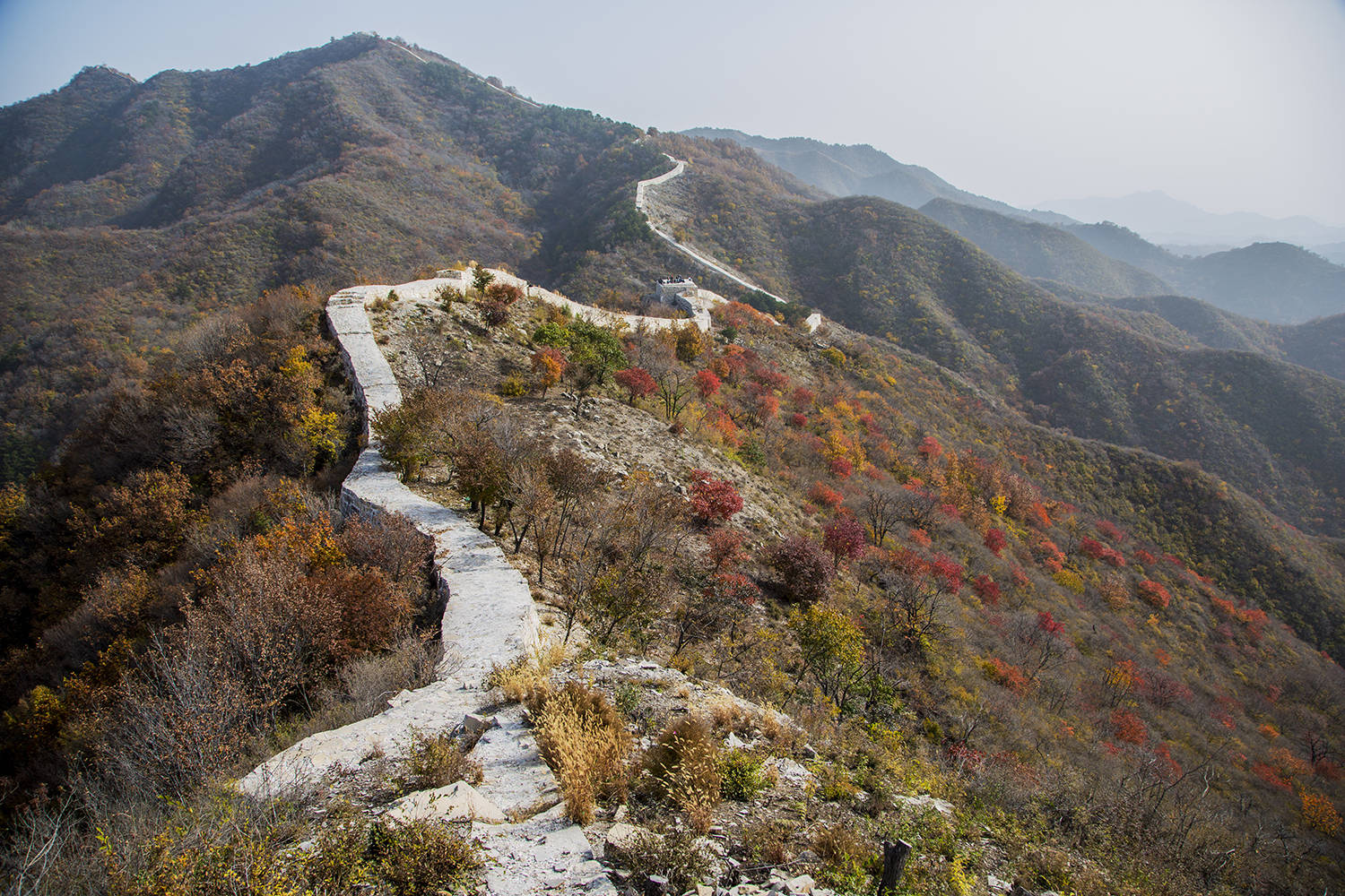 一脚踏三省徒步行摄红石门长城