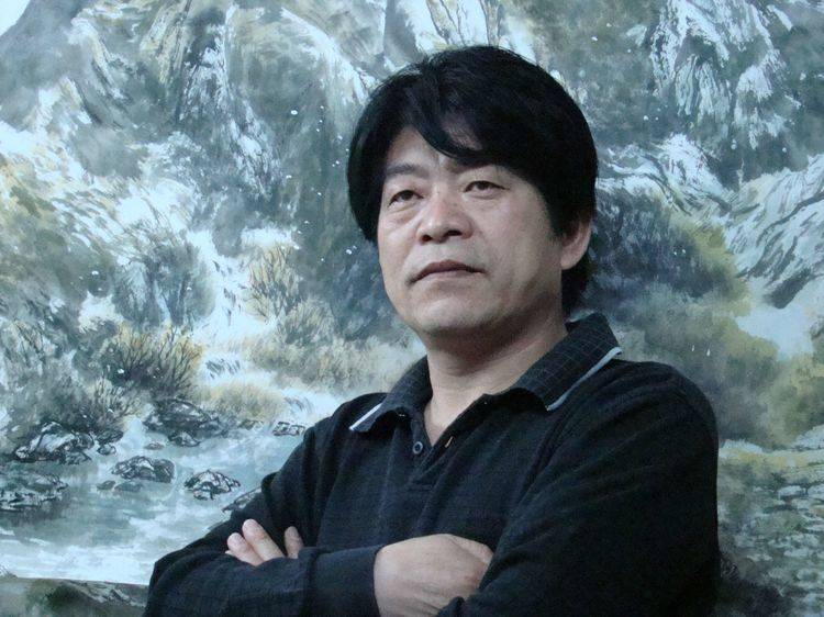 天地大德陕西大长安国画院院长康平吴起写生作品欣赏