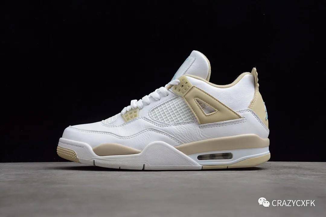 乔丹aj4 沙滩白金 air jordan 4 linen sand 篮球鞋_手机搜狐网
