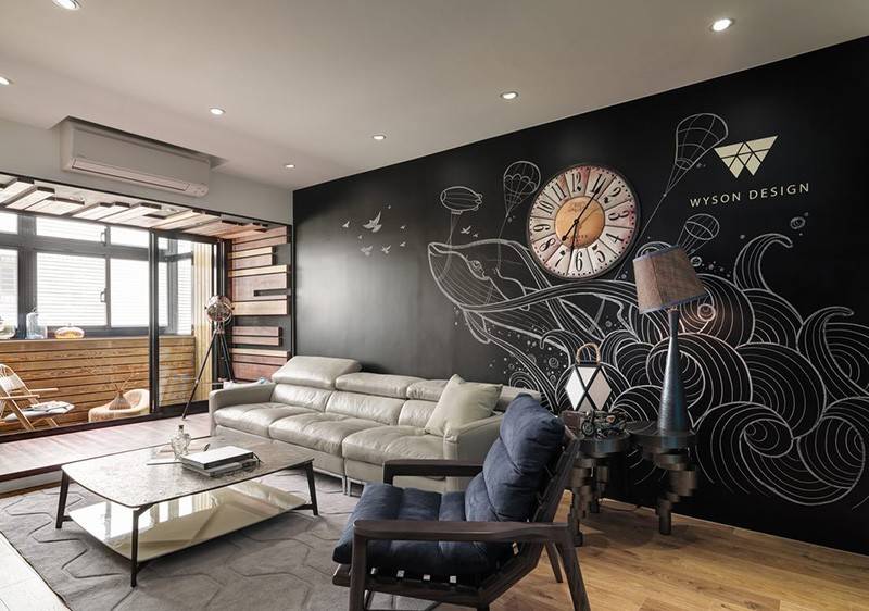 轻度涂鸦爱好者,在做家庭装修时,一般会选用一些涂鸦风格的家具,饰品.