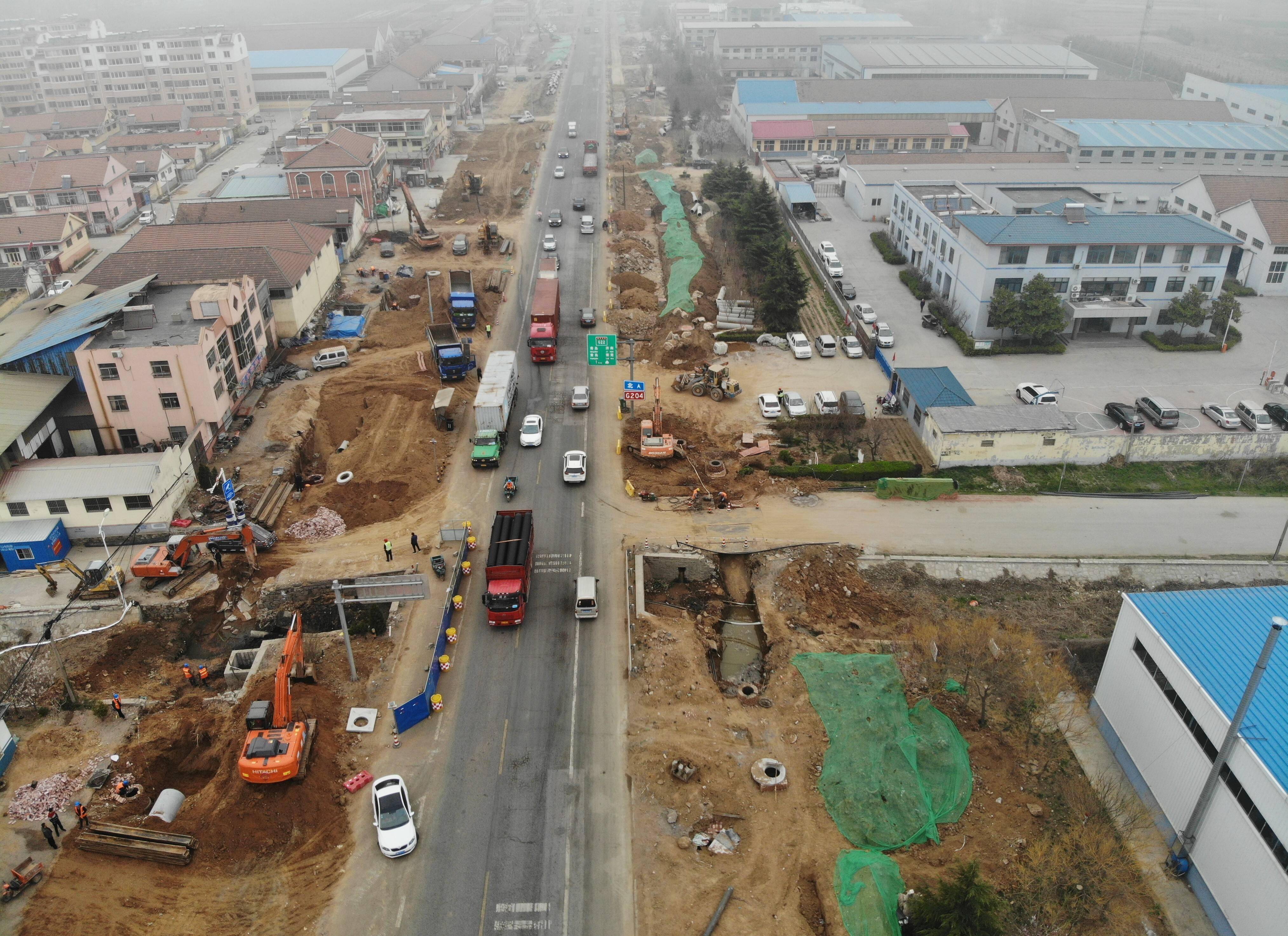 204国道改扩建工程完工在即_王台