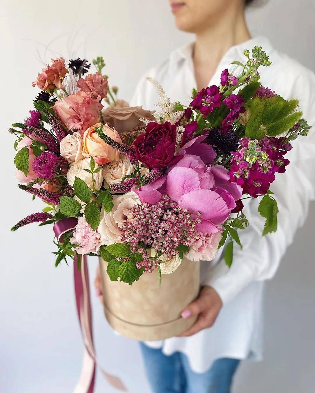 超美俄罗斯flowernaru心型插花图集