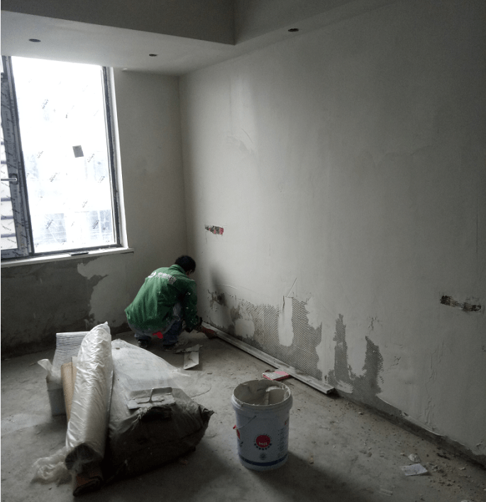 永川青苹果装修队漆工图片