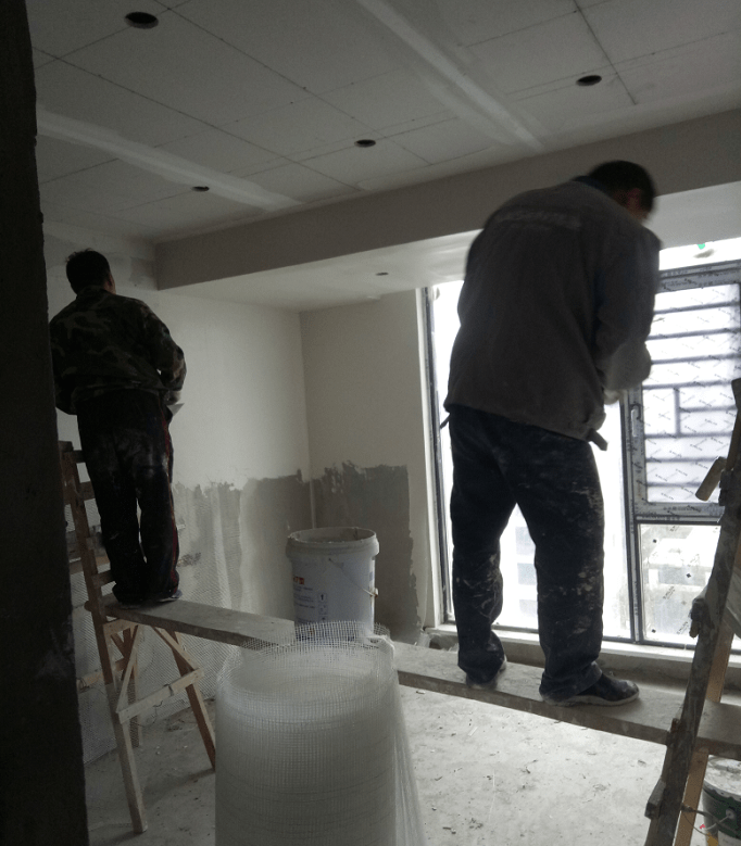 永川青苹果装修队漆工图片