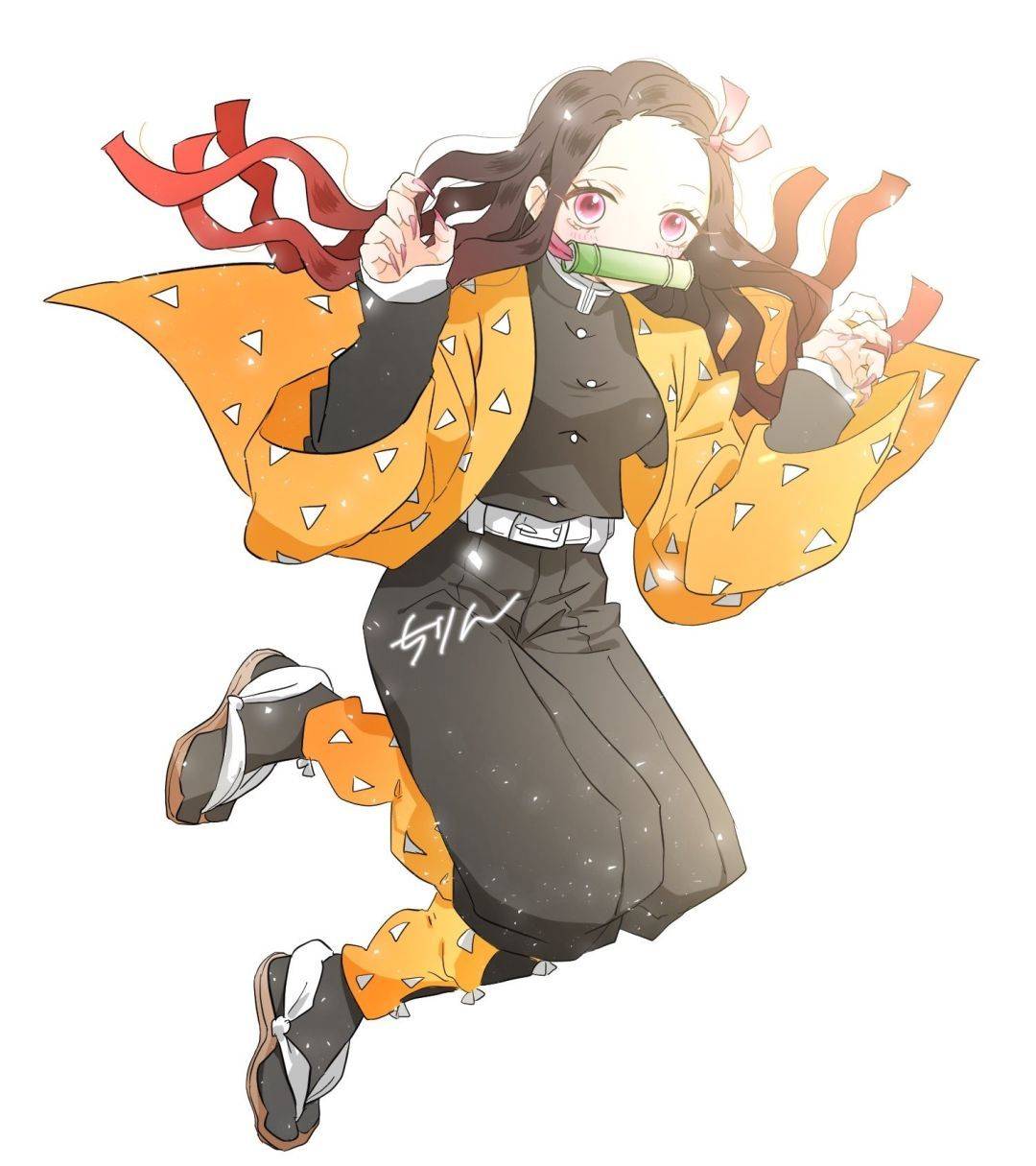 鬼灭之刃:情侣间互换衣服,没上衣的伊之助强抢,葵誓死不从