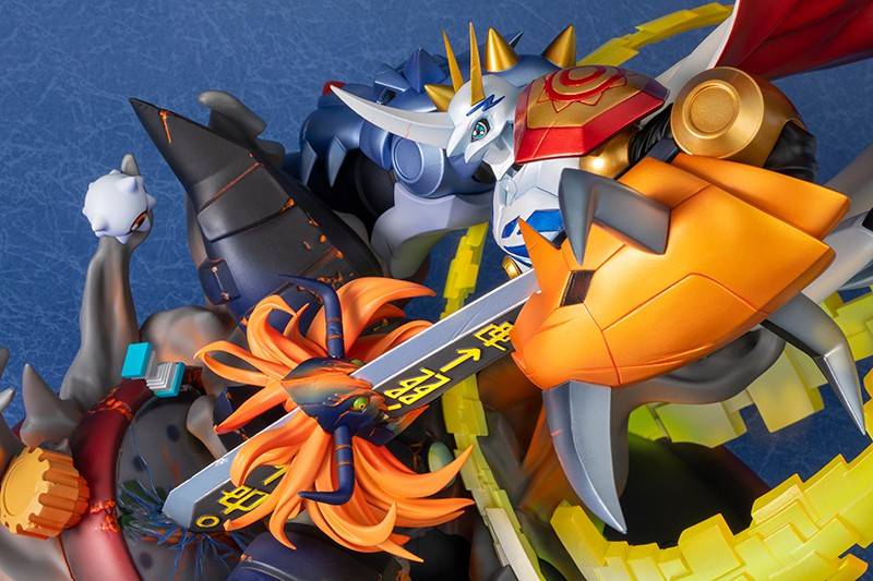 megahouse《数码宝贝大冒险》奥米加兽vs迪亚波罗兽手办