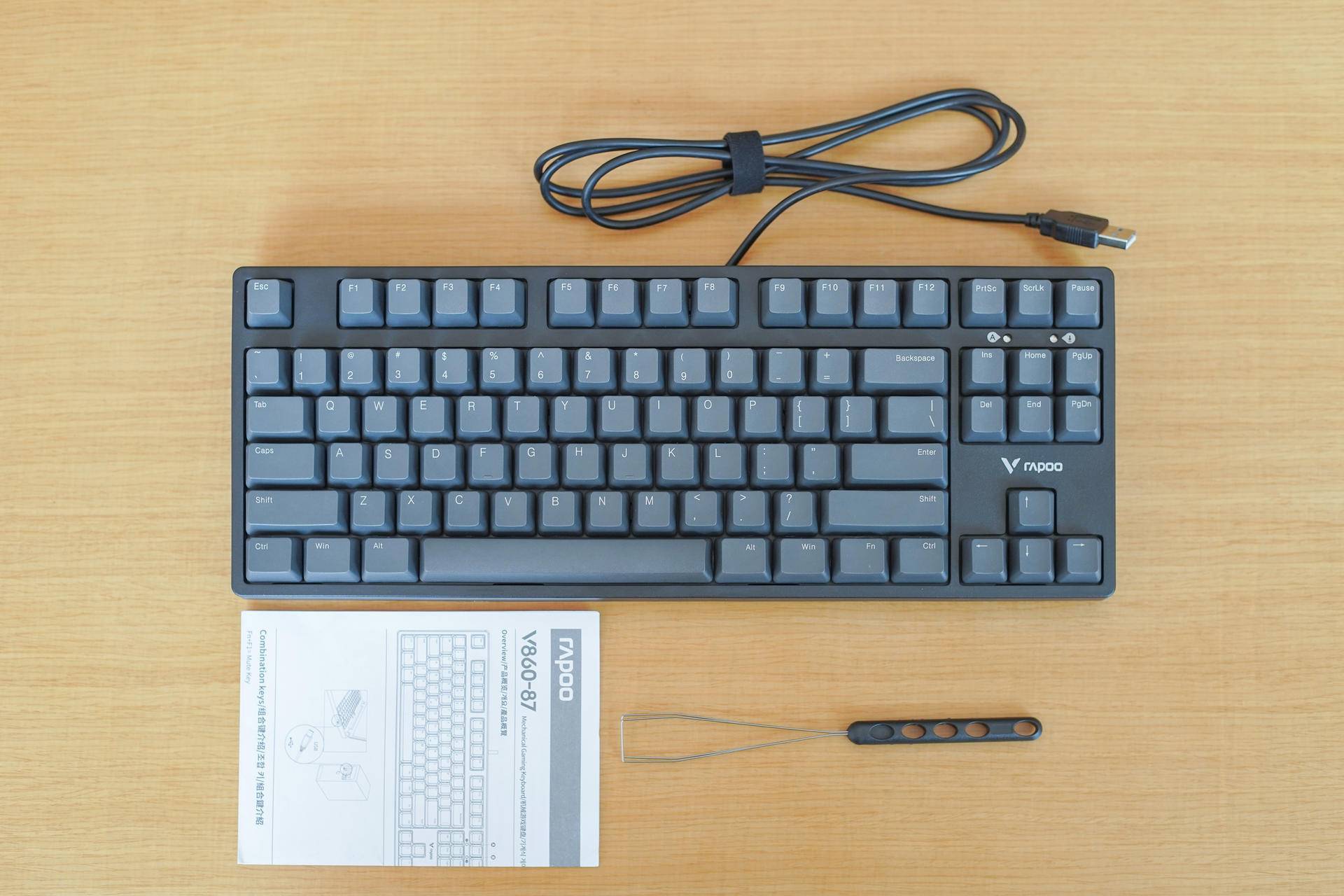 cherry原厂轴,游戏办公两不误,雷柏v860机械键盘_手机搜狐网