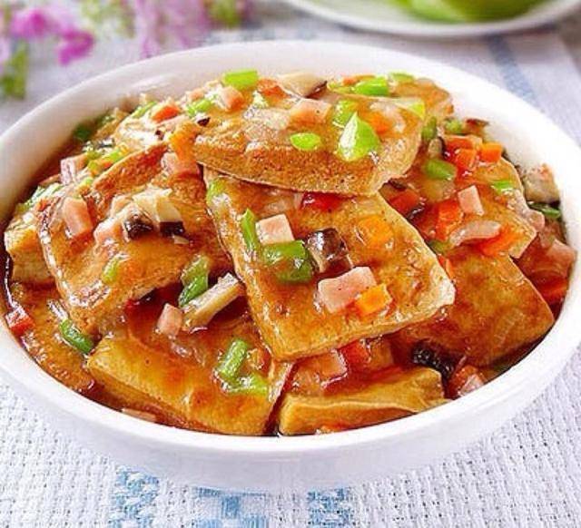 私房浇汁豆腐