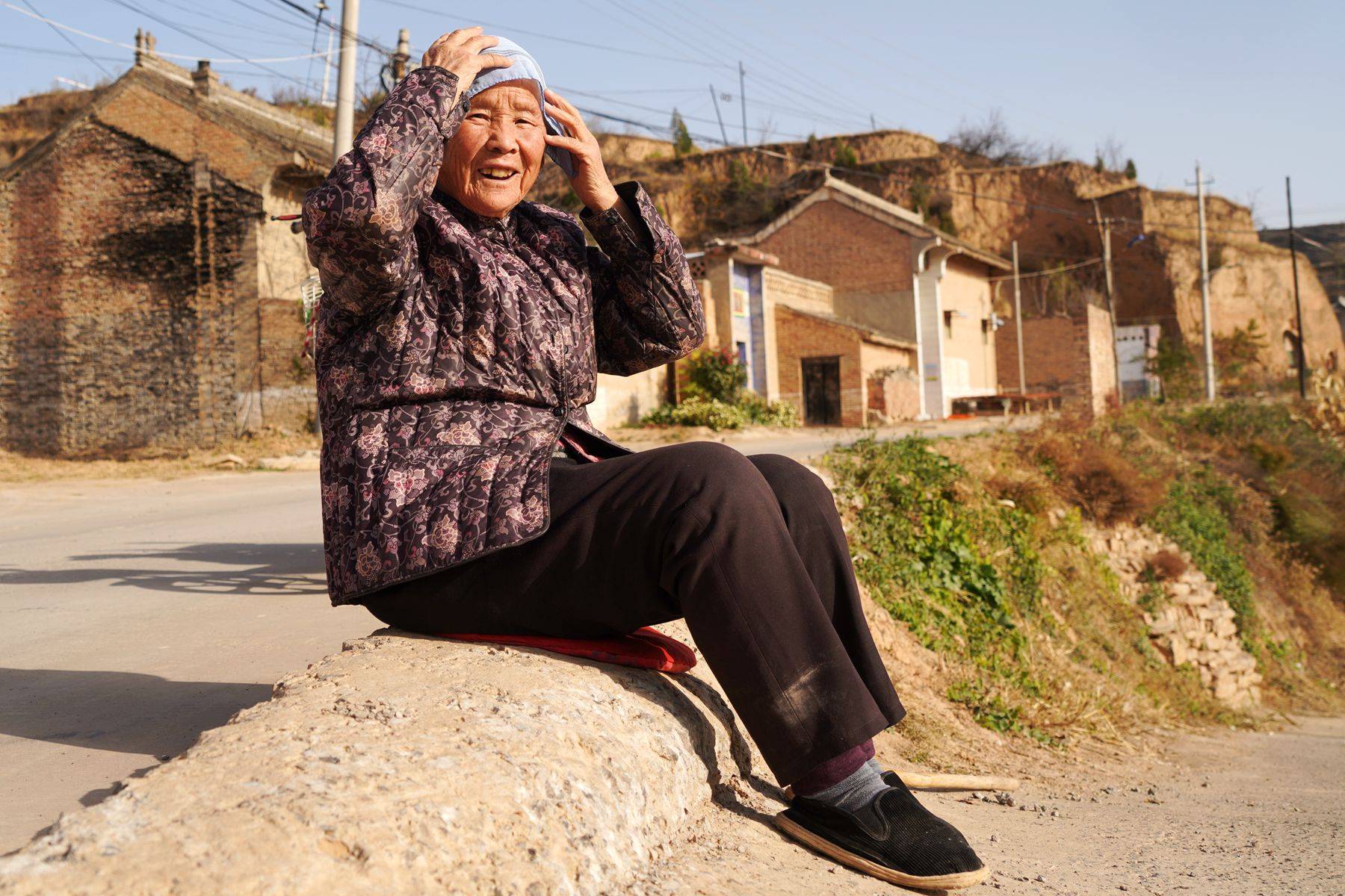 农村8旬奶奶家百年老梨树挂满小金梨吃着如同冰糖梨