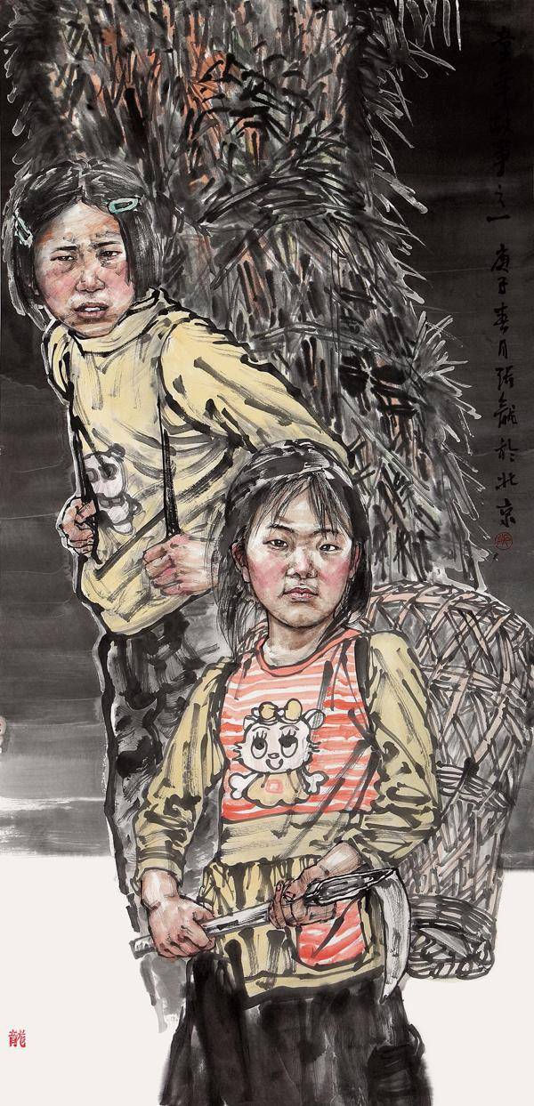 当代著名画家张龙:笔墨抒情,心境相融