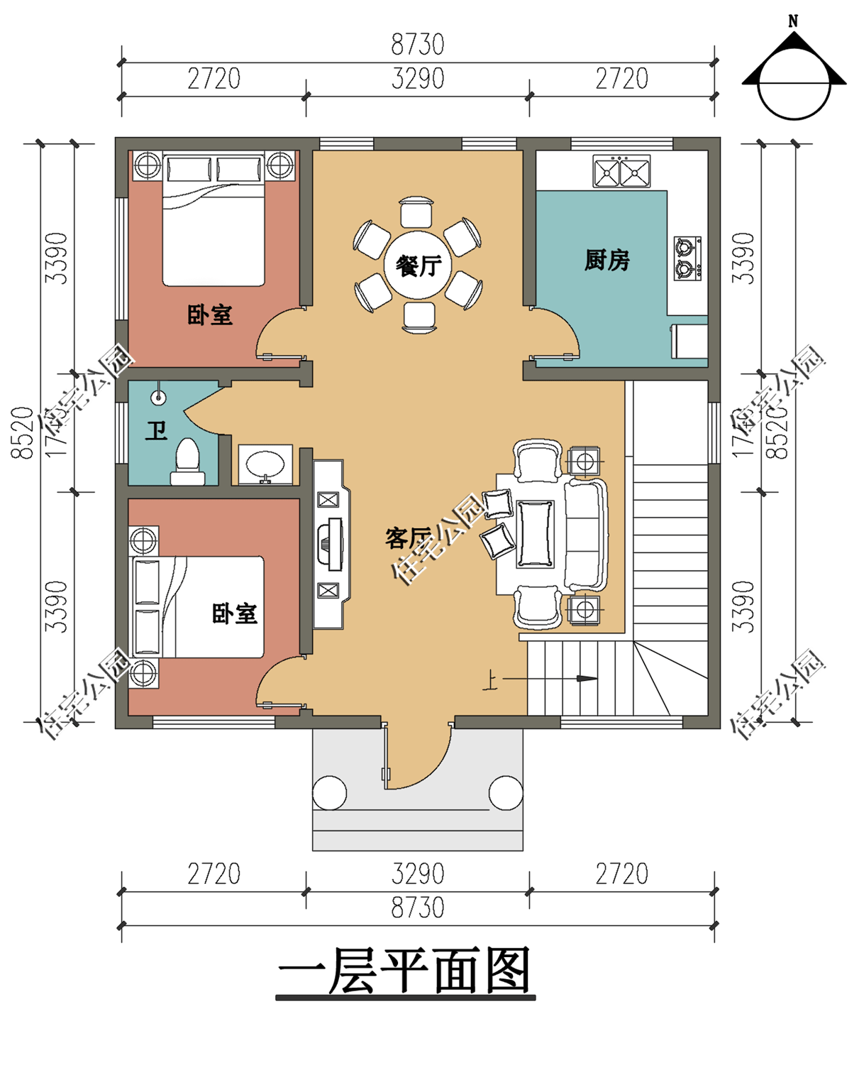 原創農村自建房有個大露臺就是方便20套帶露臺的戶型分享