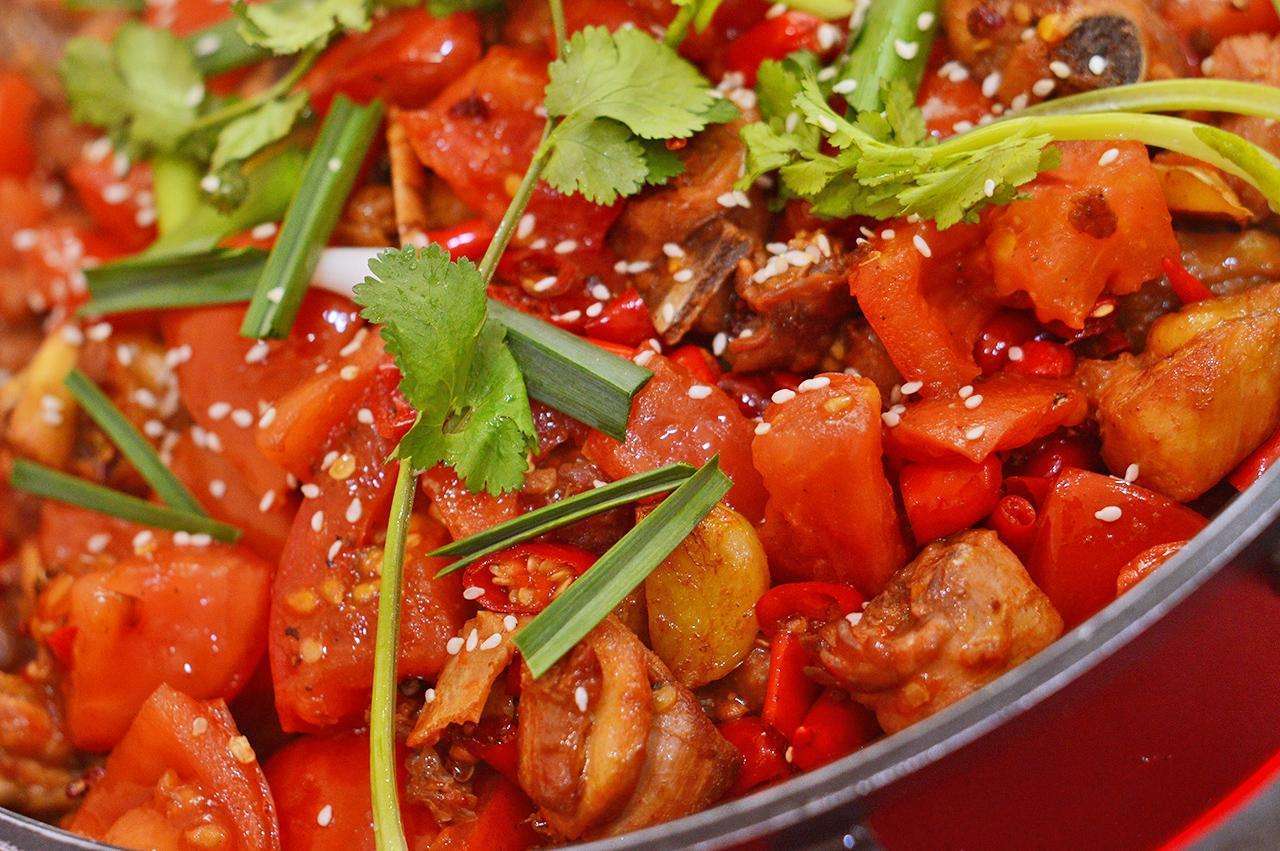 番茄鸡肉酸甜可口减脂又开胃