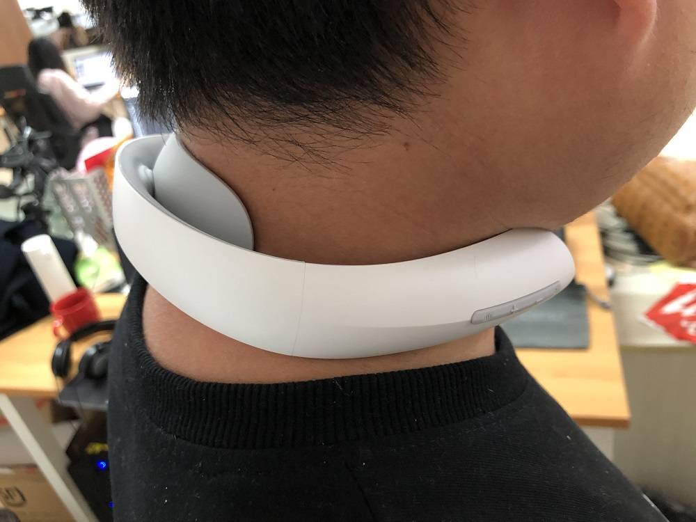 skgk4颈椎按摩仪体验四挡模式十档力度解放颈椎压力