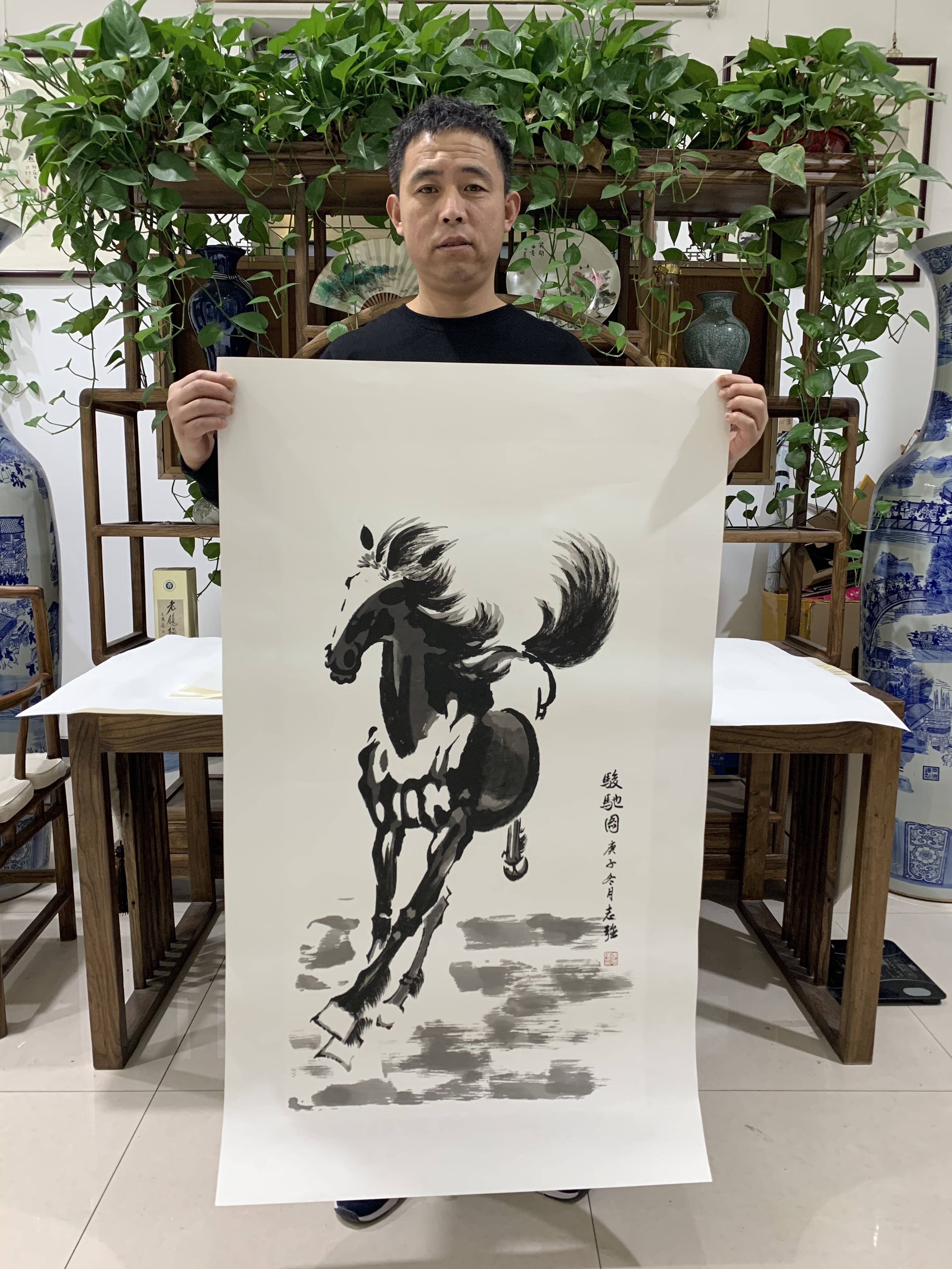 北京画马的画家名字图片