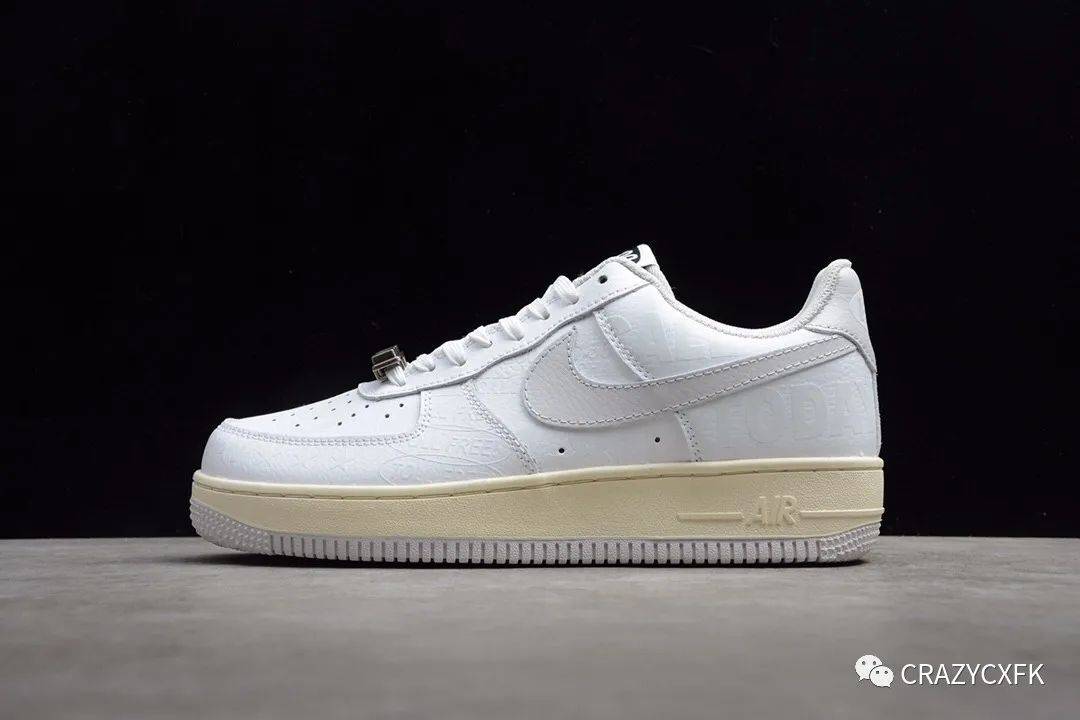耐克空军nikeairforce1tollfree1800白灰反光运动鞋cj1631100