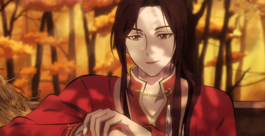 在《天官赐福》动漫中,花城作为绝境鬼王,实力自然是无需多说.