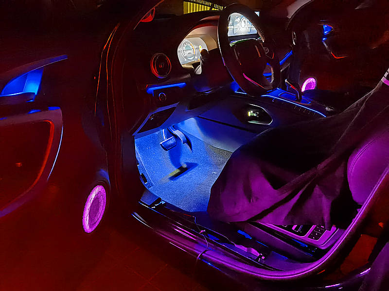 汽车氛围灯改装案例分享车梦响