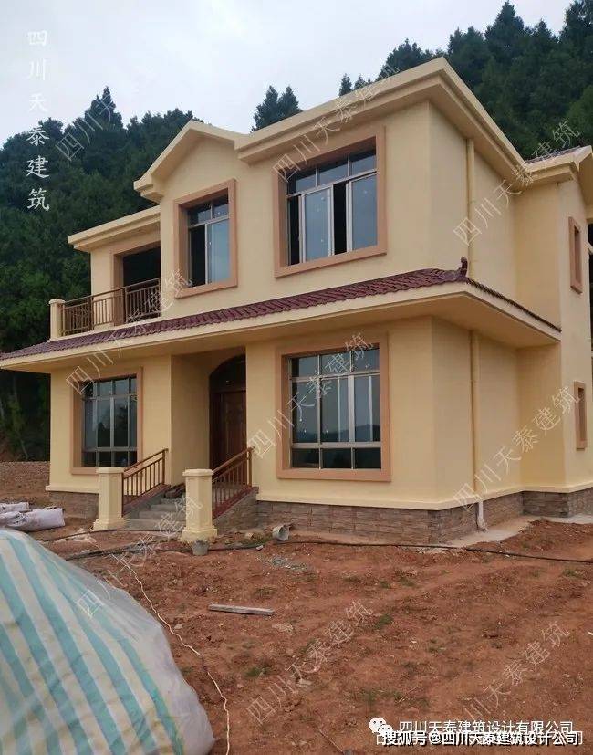四川广元李府别墅项目落地实景美翻了全乡村四川自建别墅施工队
