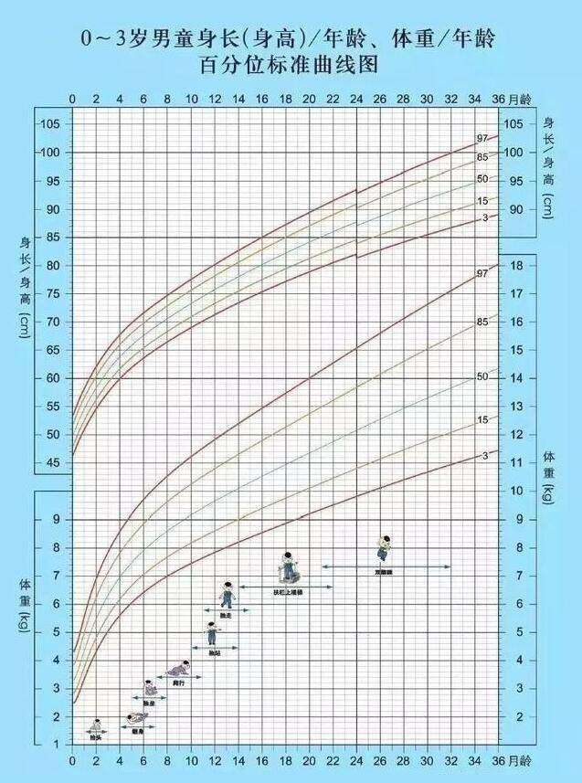你家孩子身高,体重正常吗?对照儿童生长曲线图,父母别大意