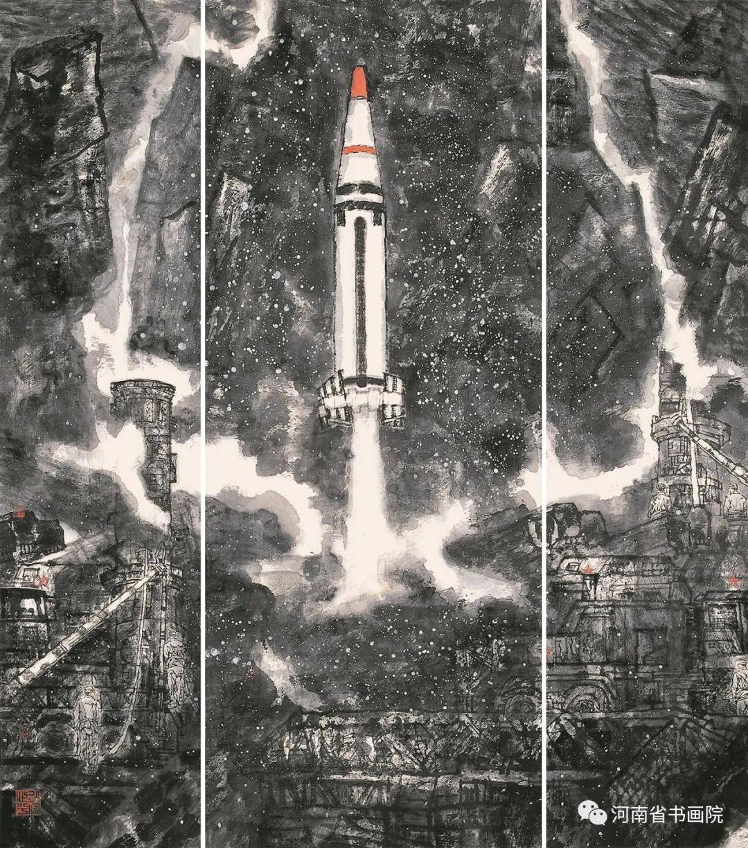 苍穹与大地 | 军旅画家陈芳桂艺术作品全国巡展郑州开幕