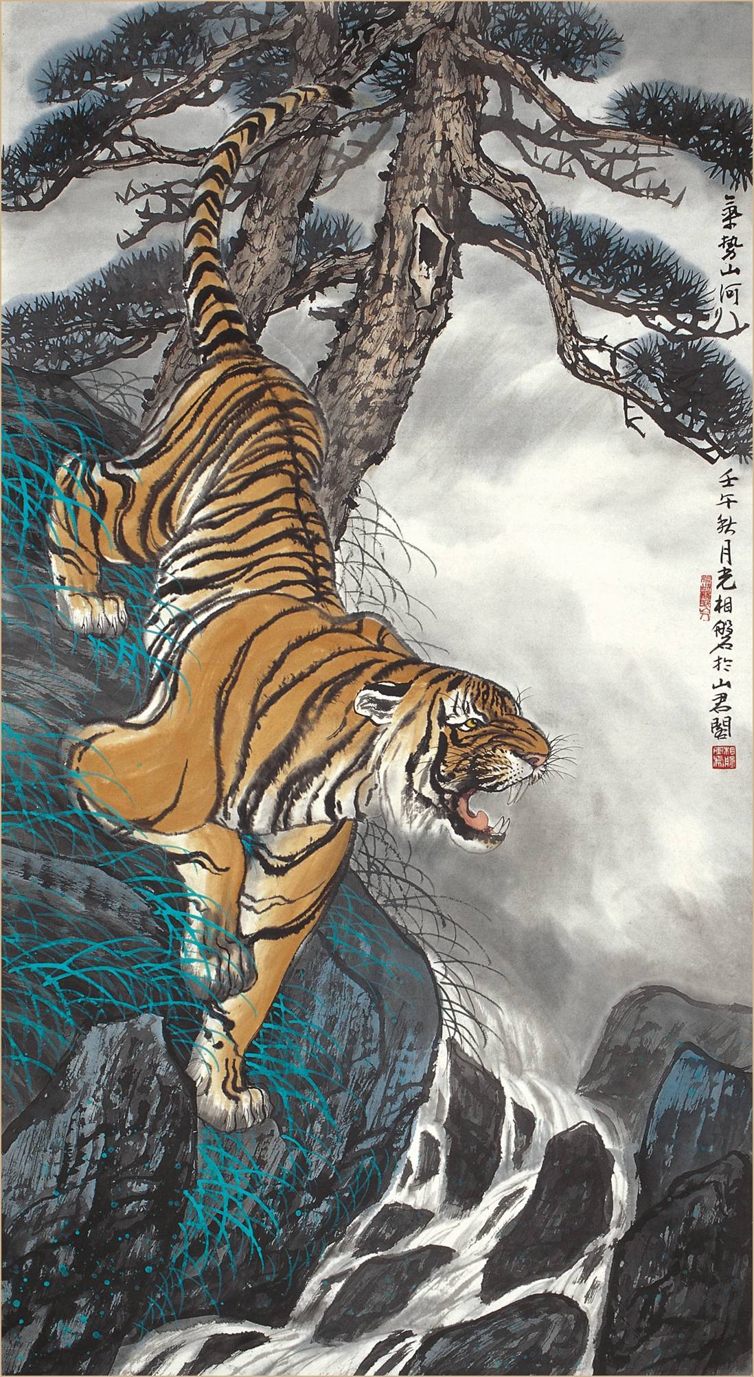 画虎世家第二代传人 光相磐 作品欣赏