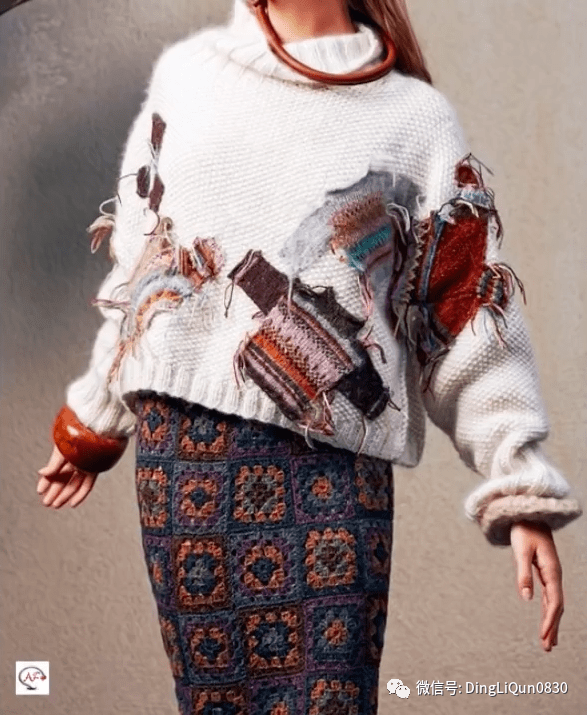 针织作品90款创意服装配饰太好看了上集