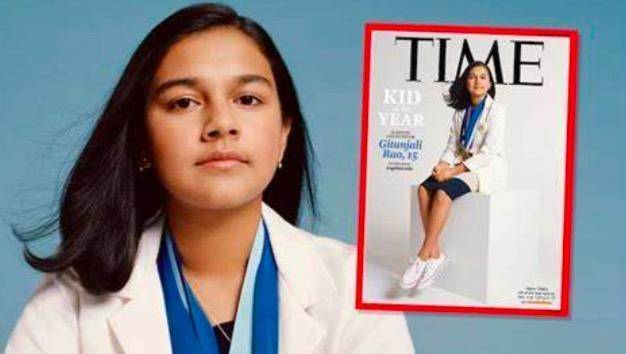 《时代》周刊首次选出“年度孩子” 15岁少女科学家当选