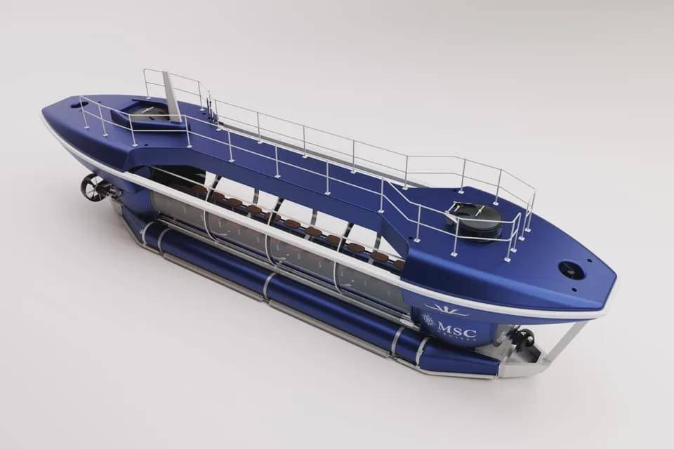 海上旅游新品一家法国公司将半潜船从理想变成现实