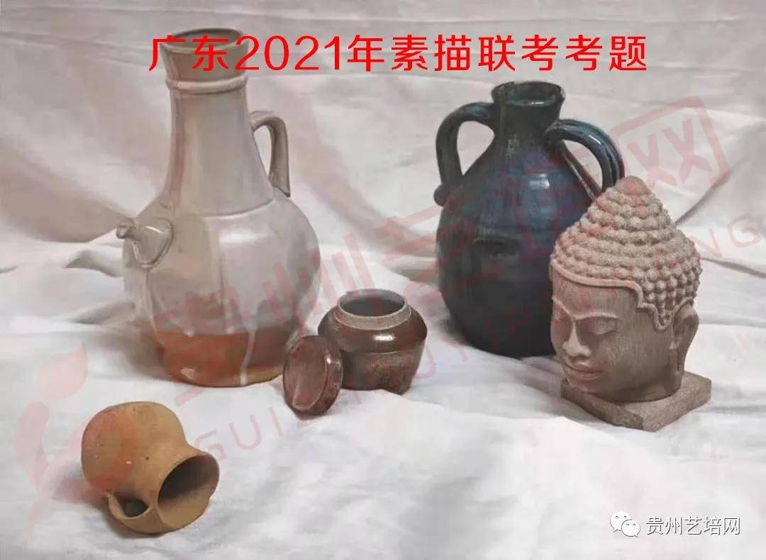 教师范画↓广东省2021年美术联考速写考题教师范画↓广东省2021年美术